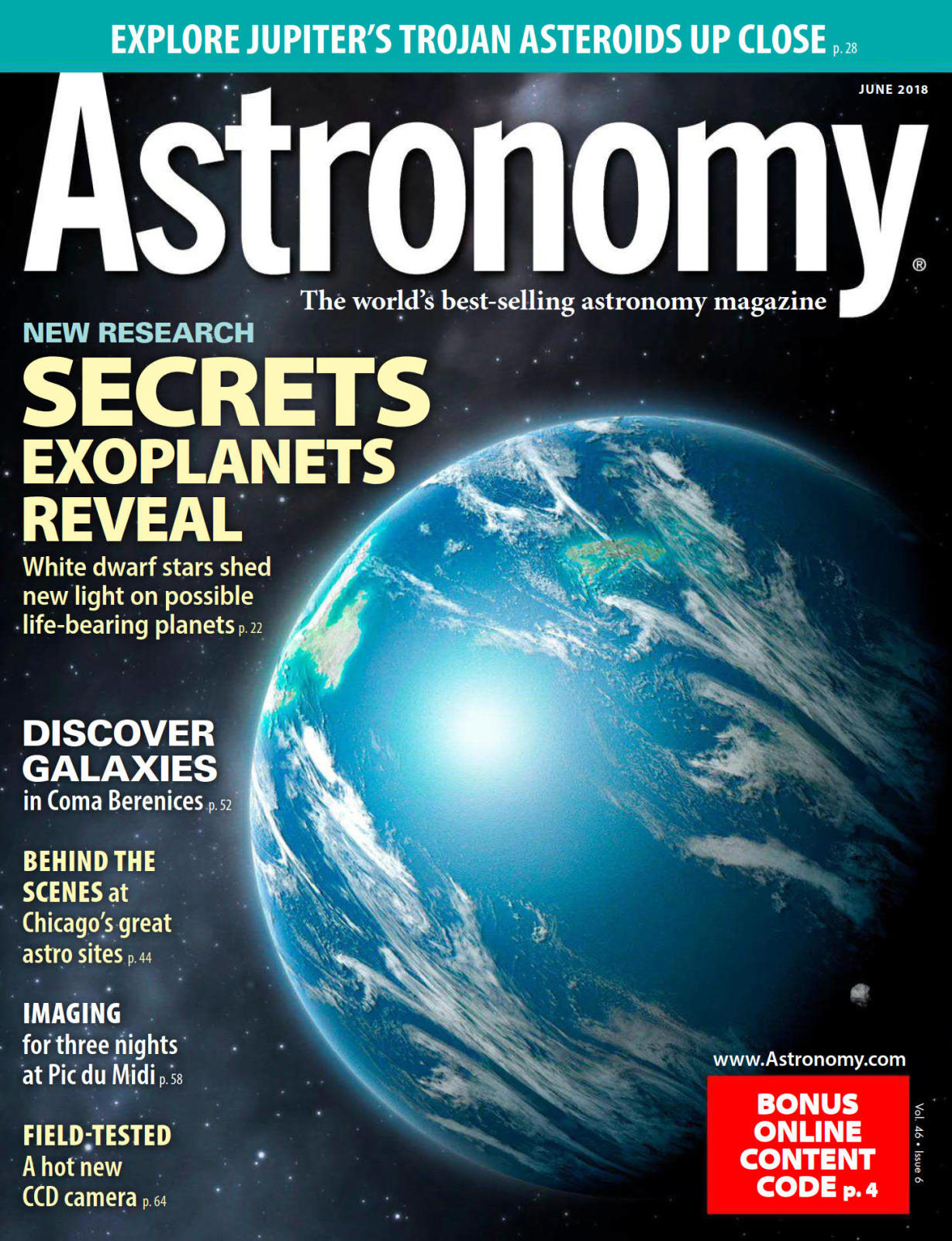 Astronomy 天文学杂志 JUNE 2018